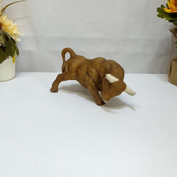 Napcoware Ceramic Bull Planter Sculpture MidCentury Modern C-4889 No Chips Dirty - Picture 2 of 11